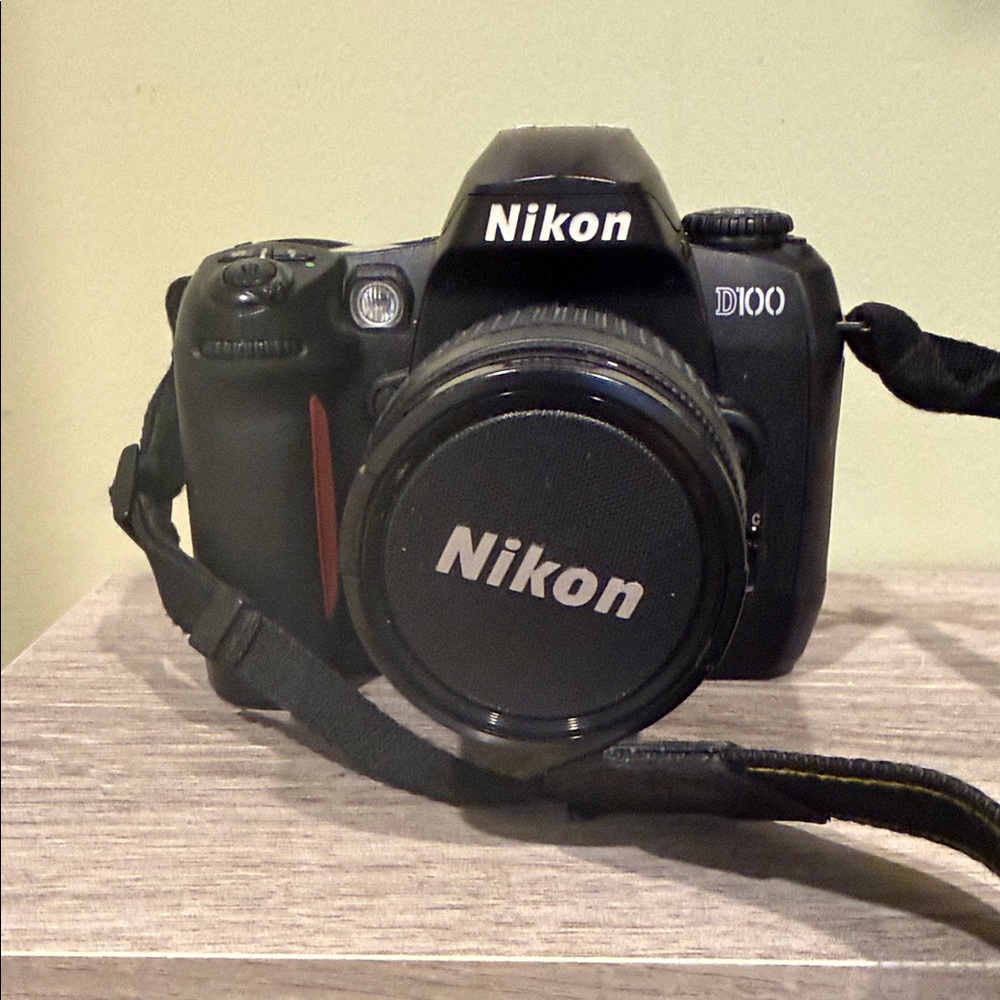 Nikon D100 Black and Red Digital Camera